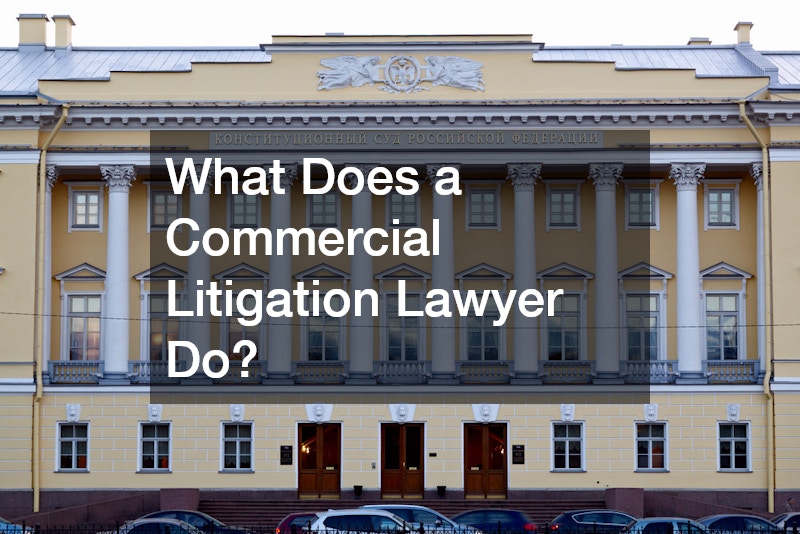 What Does a Commercial Litigation Lawyer Do?